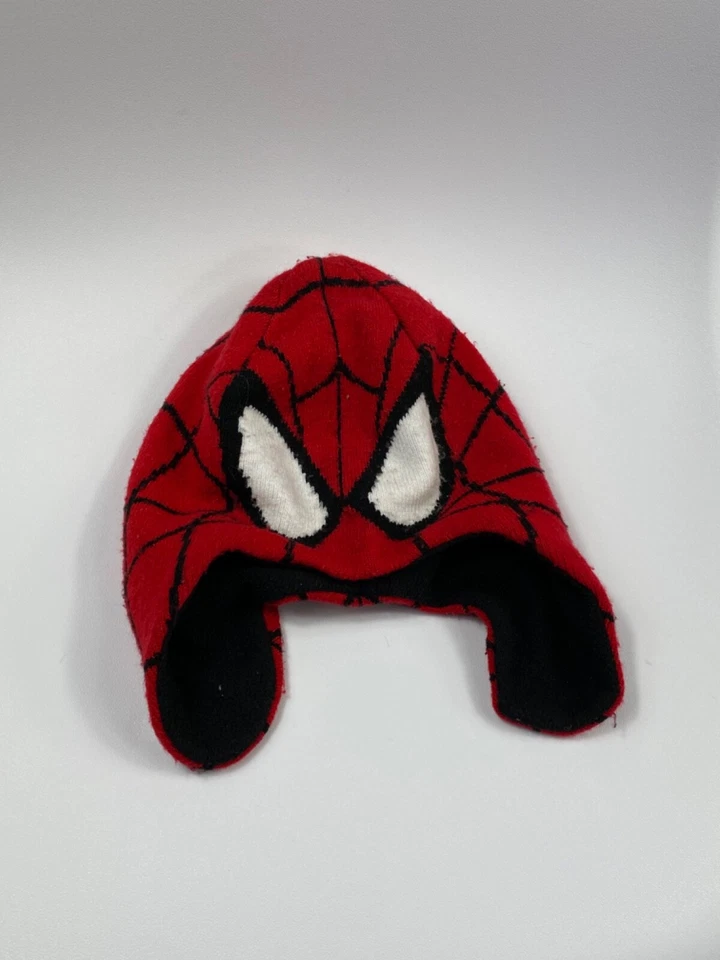 Y2K Spider Man Marvel Big Logo Eye Beanie Hats - Image 2 of 4