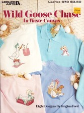 Vintage Leisure Arts Leaflet 673 Wild Goose C...