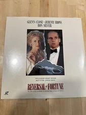 REVERSAL OF FORTUNE Laserdisc LD BRAND NEW SEALED VERY RARE GREAT FILM!