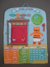 Home Decor Nursery Latitude Enfant Kitty Cat Sachas Wall Calendar