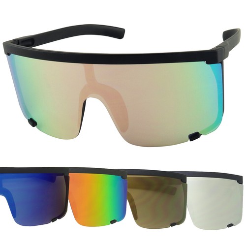 mirrored visor sunglasses