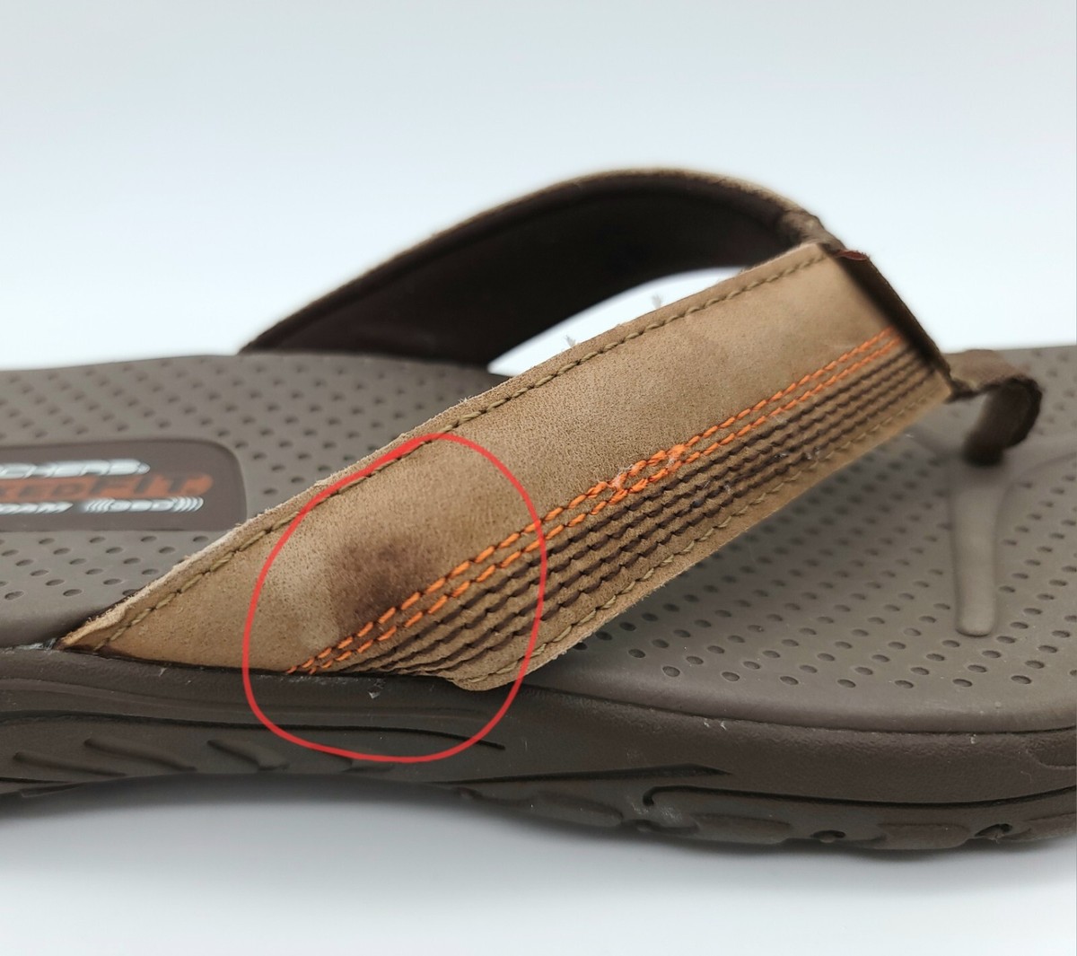 Skechers Brown Tan Men\'s Flip Flop Sandals Surf Combers Size 13 Brand New Skechers mens Flip Flop, Brown, 10 : Amazon.ca: Clothing  main image 2