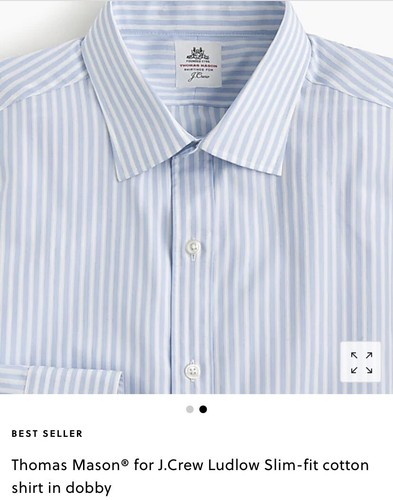 Thomas Mason, J.Crew Ludlow Slim Cotton 