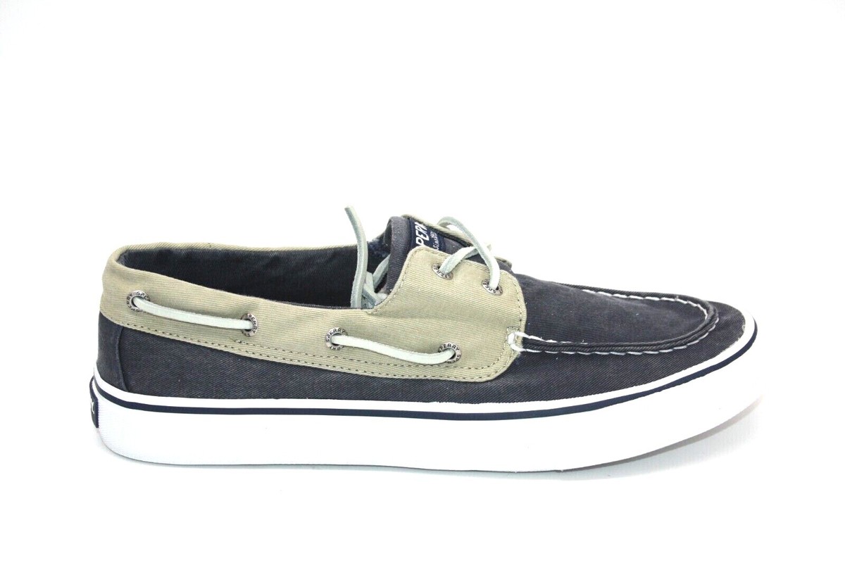 SPERRY Bahama II Sneaker STS22394 NAVY/KHAKI BOAT SHOE SIZE