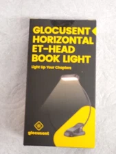 Glocusent Horizontal ET-Head Book Light for Reading in Bed, Eye Caring