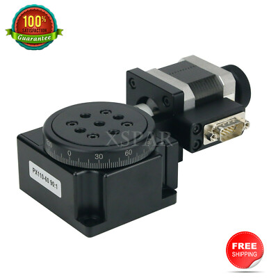 Electric Rotating Platform Motorized Precision Rotary Stages Table Diameter 60mm
