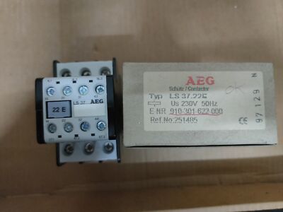 910-301-622 AEG LS37.22E Contactor, Coil 230vAC 50Hz FREE DHL EXPRESS SHIPPING