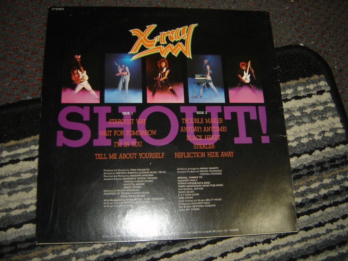 X-Ray - Shout! Japan Vinyl LP Lyrics E/E | eBay