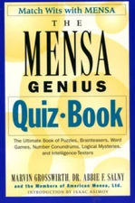 The Mensa Genius Quiz Book (Match Wits with Mensa) - Paperback - VERY GOOD