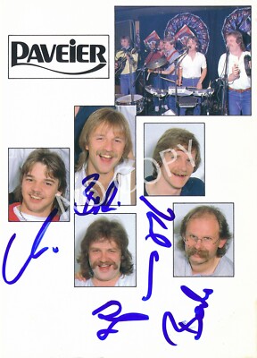 100% Original Autogramm Autograph handsigniert Paveier J1.74