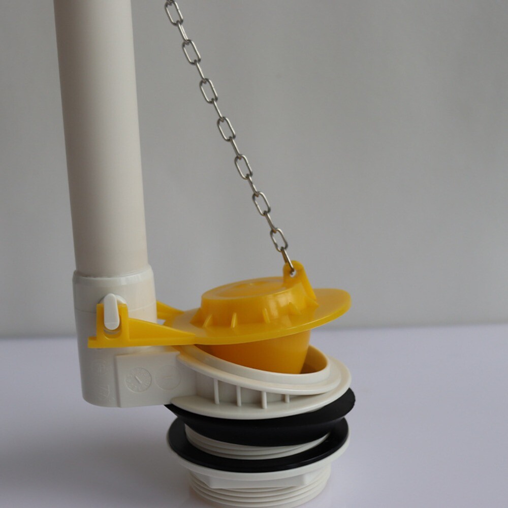 Stainless Steel Yellow Toilet Flappers Rubber Flapper Replacement