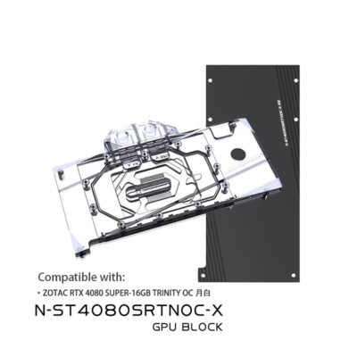 Open Box:Bykski GPU Water Block For ZOTAC RTX 4080 SUPER-16GB TRINITY OC