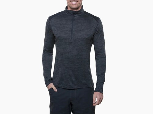 KÜHL Men’s ALLOY™ 1/4 Zip Long Sleeve Graphite Pullover Athletic Layer SZ Large - Picture 4 of 12