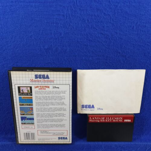 Master System LAND OF ILLUSION *y Starring Mickey Mouse PAL REGION FREE Works US - Picture 2 of 7