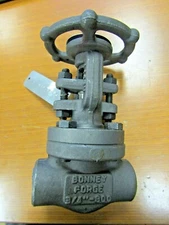 💥 BONNEY FORGE GATE VALVE 3/4" - 800 A105N BODY FORGED STEEL HL-12-LE