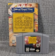 Golden Nugget 64 (Nintendo 64, 1998) Tested Working W/ Manual 