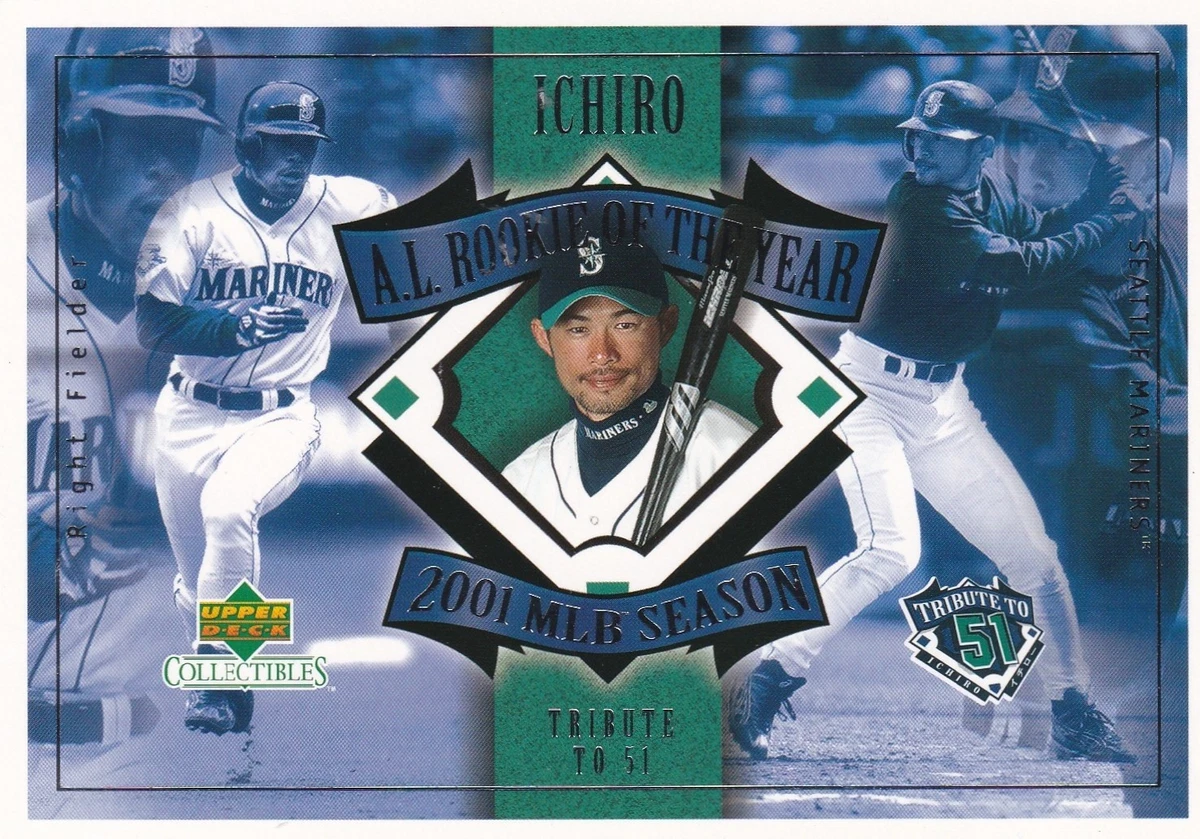 Upper Deck Ichiro Suzuki Rookie Baseball Sports Trading Cards