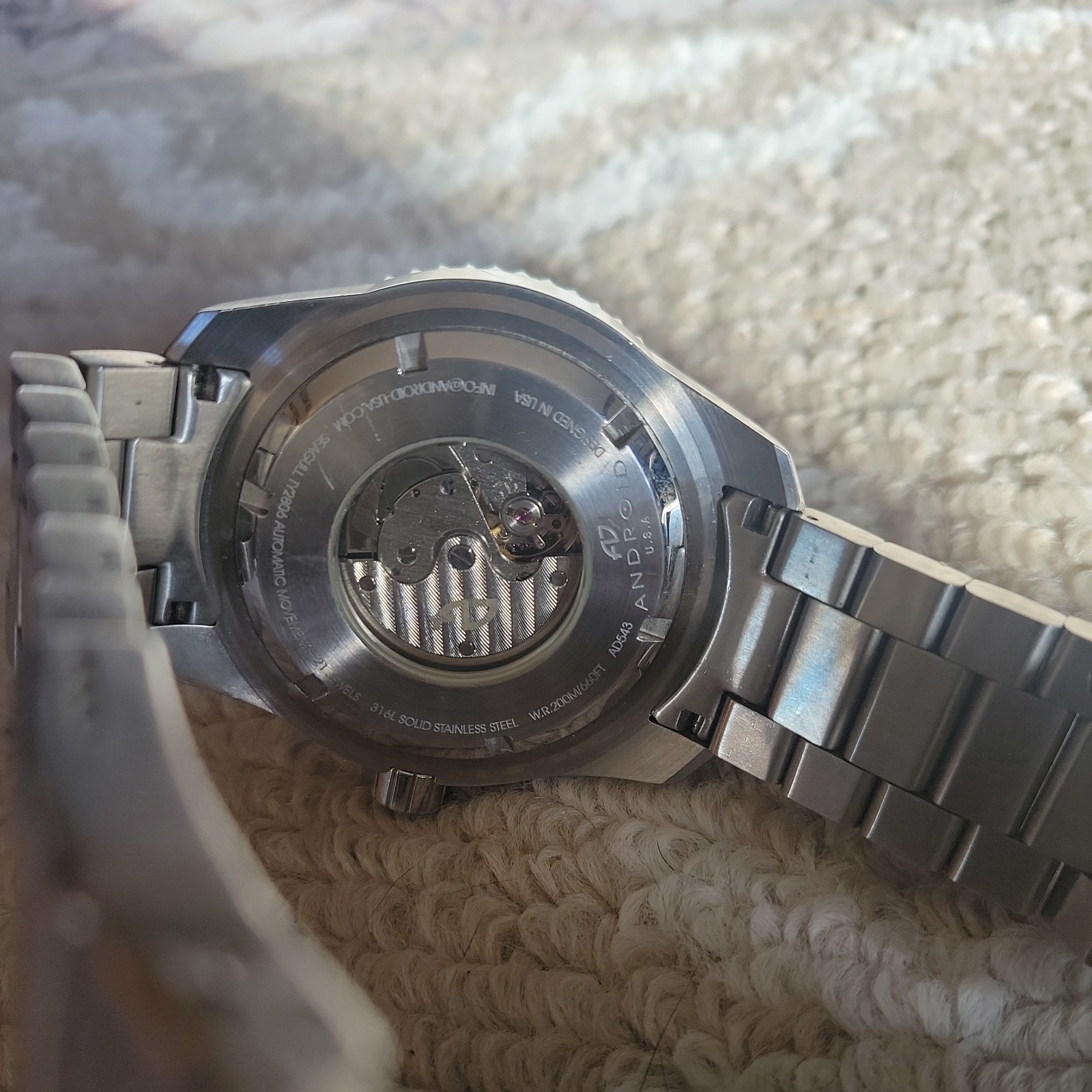 Android Divemaster Maxjet Orange Dial Automatic W… - image 4