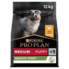 Pro Plan Medium Puppy Healthy Start Chicken Dry Dog Food - 12kg 5.59 per kilo