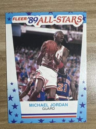 Michael Jordan 1989-90 Fleer All-Stars Stickers #3