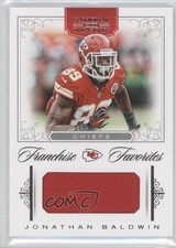 2012 National Treasures Franchise Favorites Materials 6/99 Jonathan Baldwin 9oi