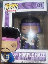 Funko Purple Haze #01 Pop Rocks Rare Jimi Hendrix Figure with Stacks Protector!
