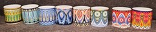 Succulent Pots Set Of 8 Three Inch Pots. Vibr...