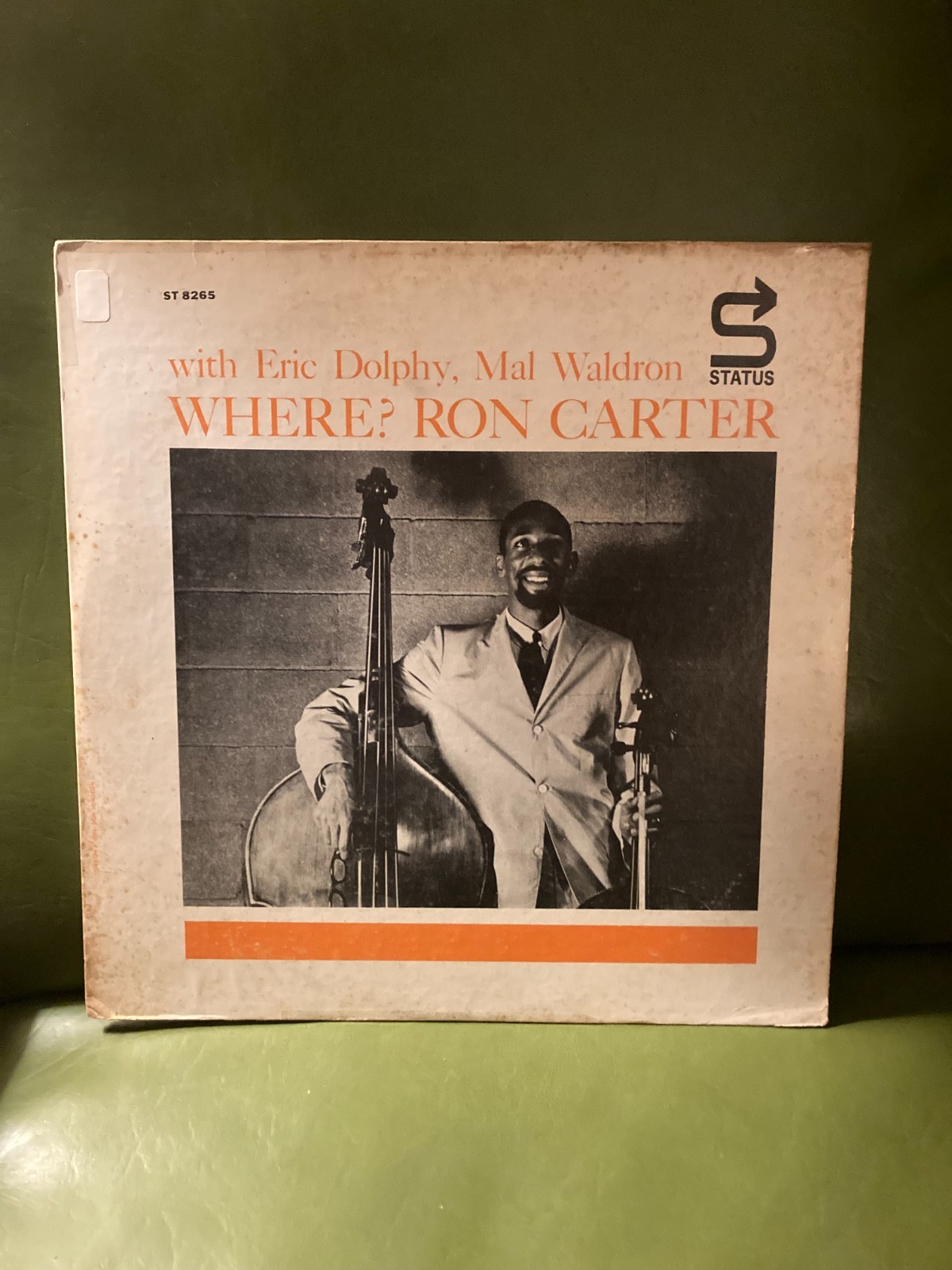 RON CARTER - WHERE? LP  Vinyl STATUS records Bass Jazz VG Nice Rare!