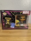 Wolverine Target Exclusive Blacklight Funko Pop & T-shirt Size 2XL Slight Damage