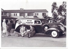 1937 Hudson Terraplane Pacific Palisades Motor Transport Photo