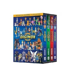 Digimon Digital Monsters DVD Box Set Complete Series 1-4 Season Manga English