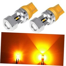 7443 7444 LED Turn Signal Light Bulb, 3600LM Super Bright 7440 Amber Yellow