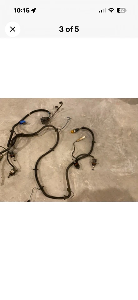 1988 Chevrolet Monte Carlo SS жгут проводов стеклоочиститель фар брандмауэр - Изображение 3 из 4