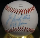 LEE SMITH Signed Inscribed 478 Saves Rawlings Baseball Chicago Cubs PSA/DNA COA
