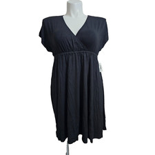 Amazon Essentials Women's Surplice Black Dress Lg/XL *PICK SIZE* Y32