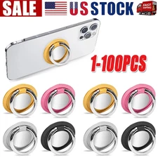 Finger Ring Holder Stand Grip 360° Rotating For Cell Phone Car MagneticMount NEW