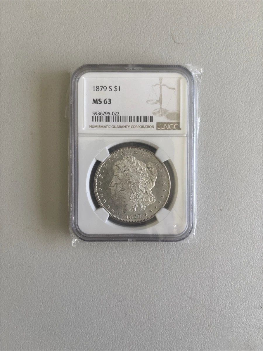 1879 Grade MS 63 Morgan US Dollars for sale | eBay