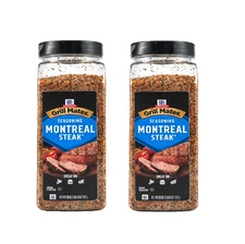 2 PACK - McCormick Grill Mates MONTREAL STEAK SEASONING 29 oz. (Total 58 oz.)