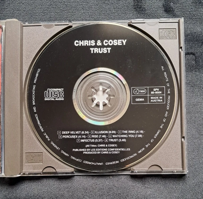 Chris And Cosey – Trust_CD_1989_Cabaret Voltaire_Psychic TV_Throbbing Gristle - Bild 4 von 4