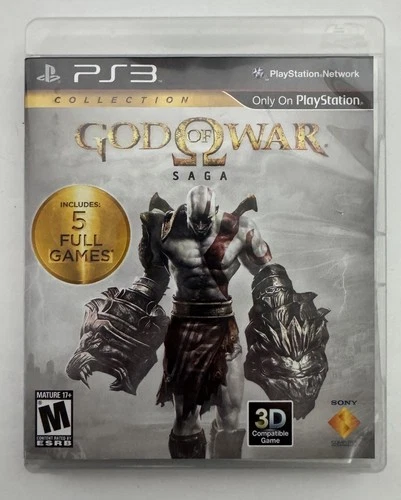 New ListingGod of War Saga 2012 Sony Playstation 3 PS3  Video Game 3D Compatible TESTED