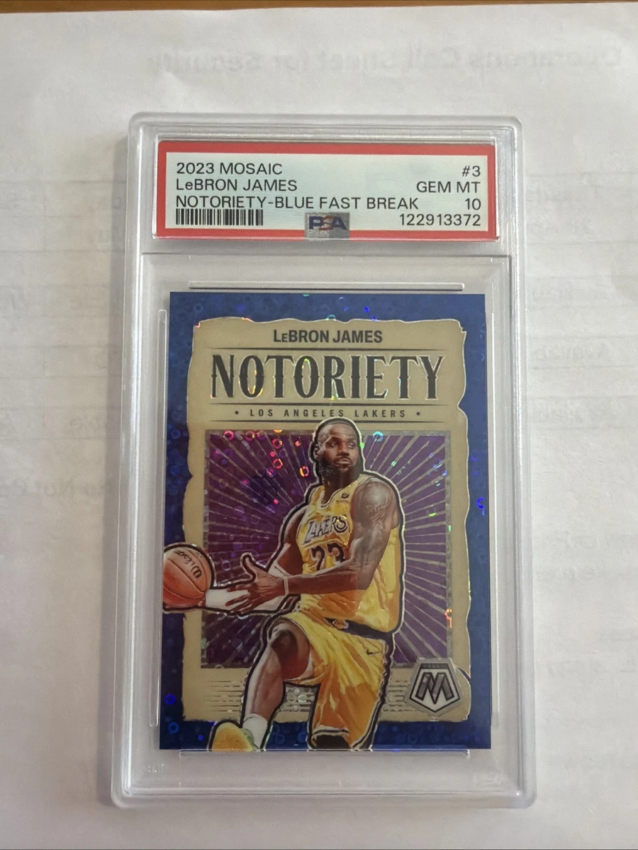 Panini LeBron James 10 Graded Basketball Sports Trading Cards