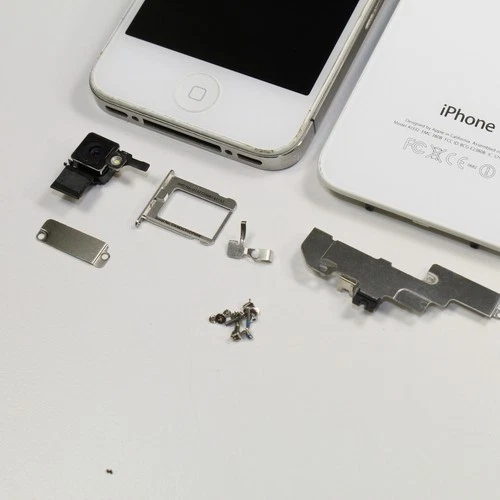 Apple iPhone 4 A1332 BLANCO Placa Base Carcasa Conjunto Parte + Digitalizador LCD Foto 3 de 4