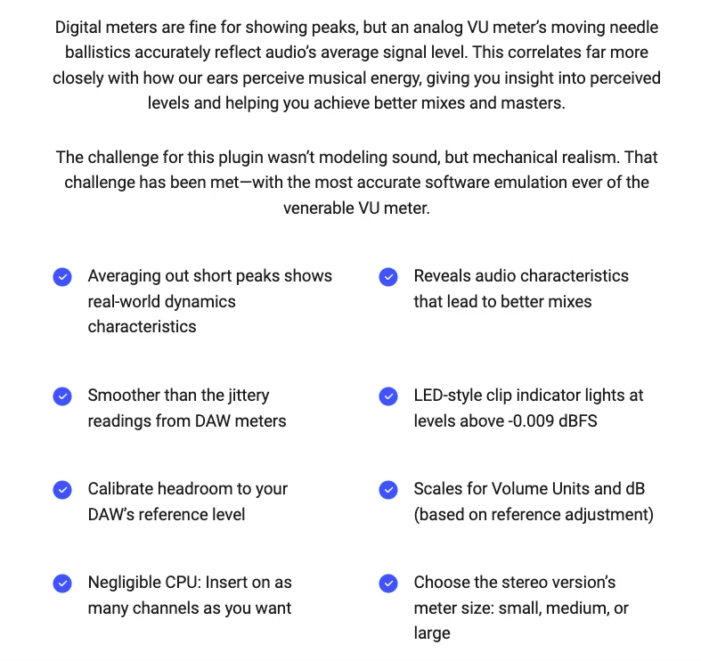 Waves – VU Meter – VST / AU / AAX / Audio-Plugin - Image 2 of 2