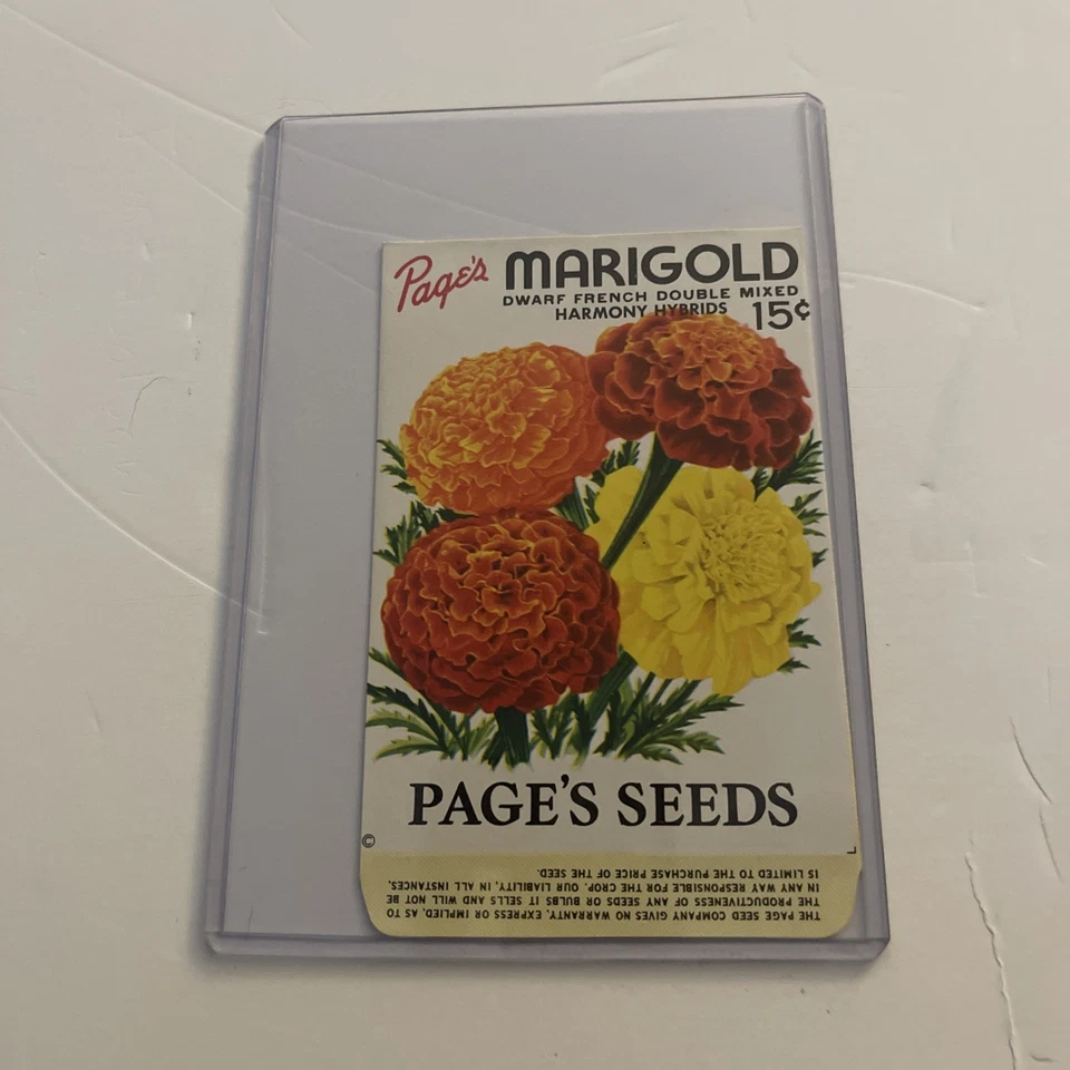 Lot of (10) Vintage Seed Packet Labels original 1920-1960s lithographs Free S/H - Image 3 of 4