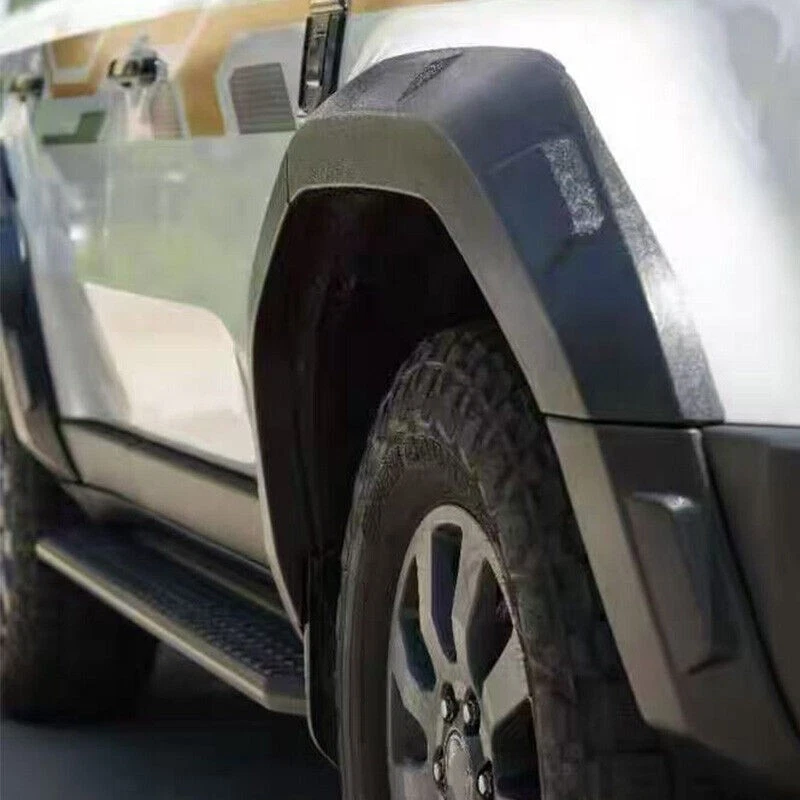 For 2024-2025 Land Cruiser LC250 Off-Road Style Black Wheel Fender Flares Kit — 第 2/4 张图片