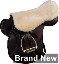 HORZE Harleigh Sheepskin Seat Warmer - Off-White - Medium