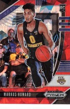 2020-21 Panini Prizm Draft Picks - Markus Howard #80 Red Ice Prizm (RC)