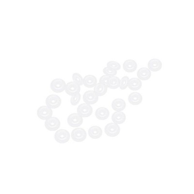 Silicone O-Rings 6mm OD, 1.2mm ID, 2.4mm Width, Seal Gasket White 30Pcs  #iv