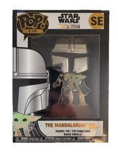 Funko Pop Pin Star Wars The Mandalorian with Grogu Child Baby Yoda New in Box