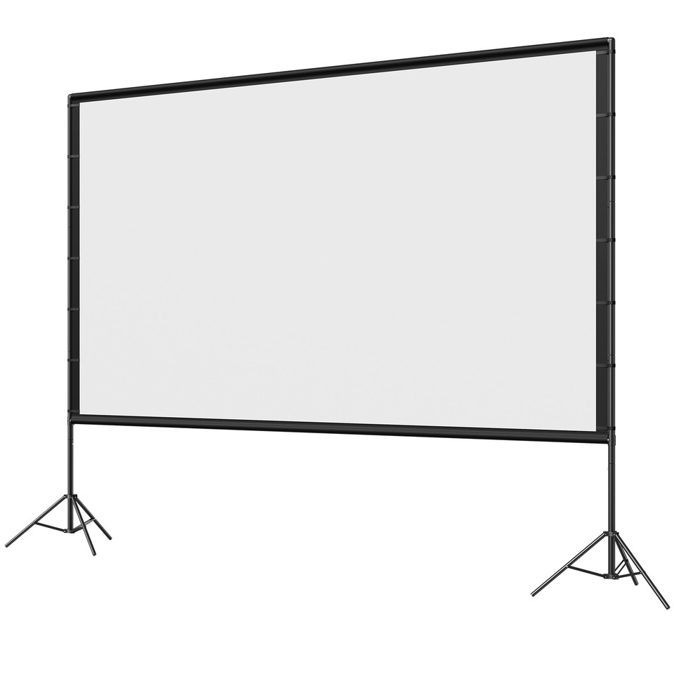 Uimoso 180-Inch 16:9 HD Projector Screen with Stand for 4K and 1080P ...